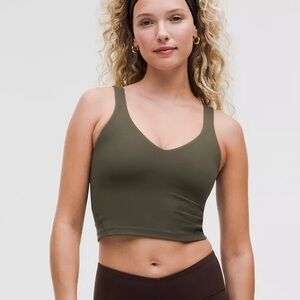 Lululemon Align Tank size 4 BNWT Dark Olive